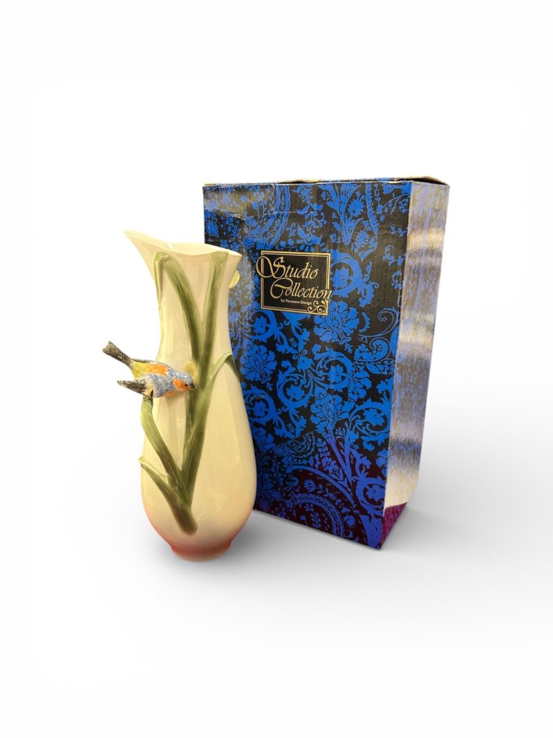 Veronese Design Fifürlü Porselen Vazo