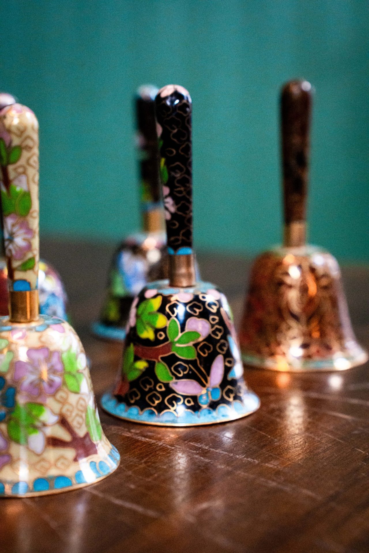 Zarif El Yapımı Cloisonne Çan/Zil
