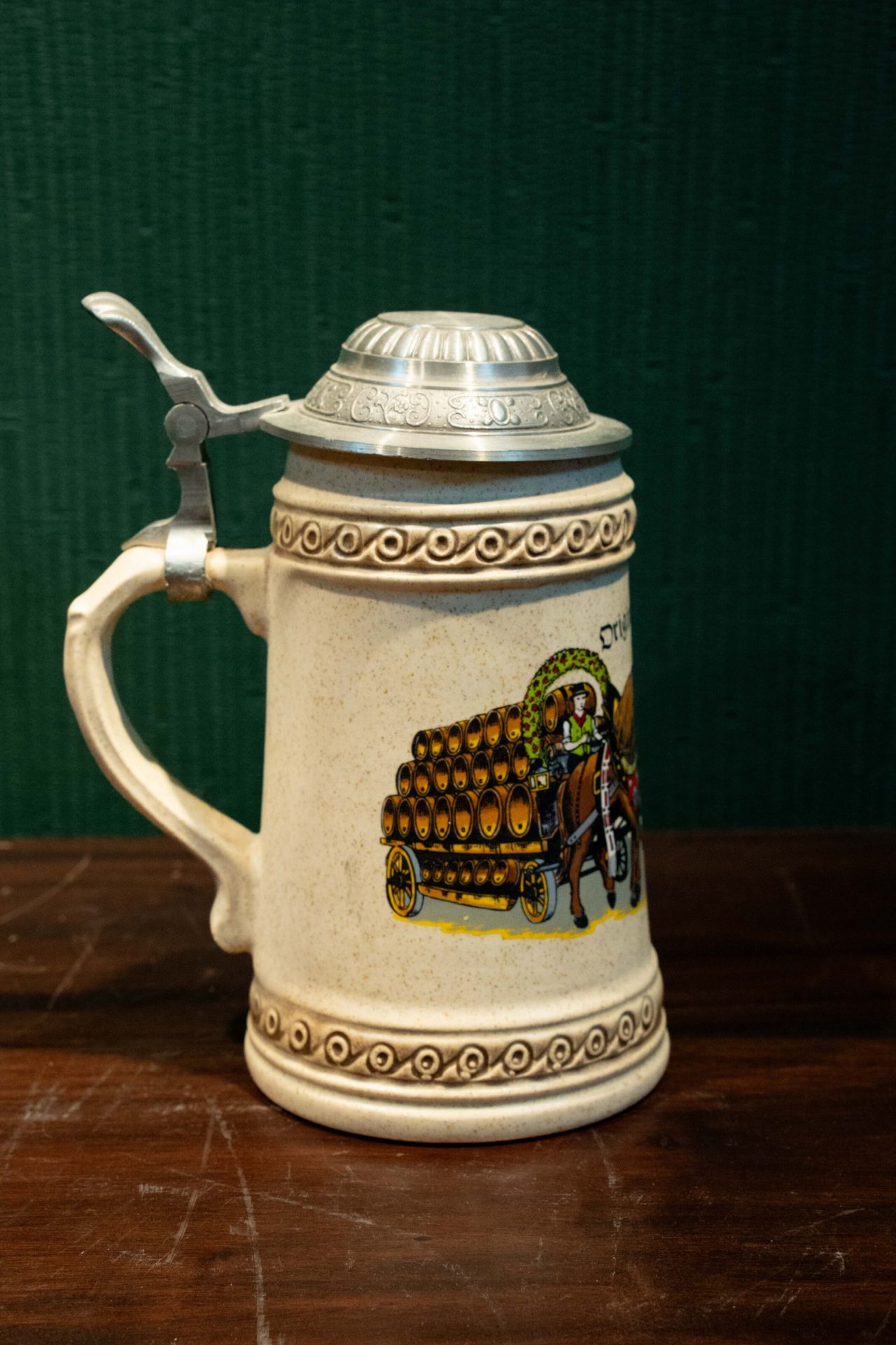 Vintage Alman Seramik Bira Bardağı (Stein)