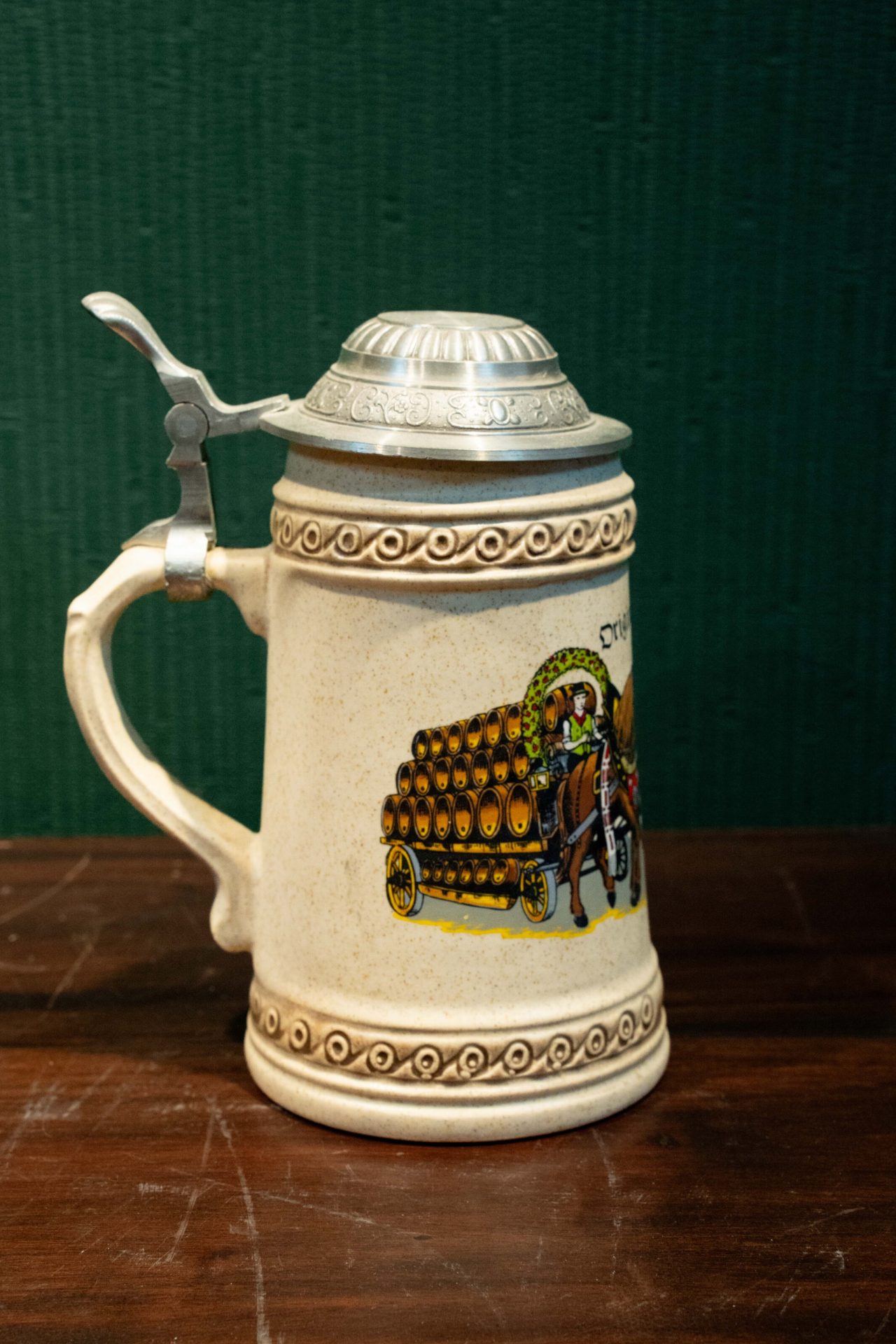 Vintage Alman Seramik Bira Bardağı (Stein)