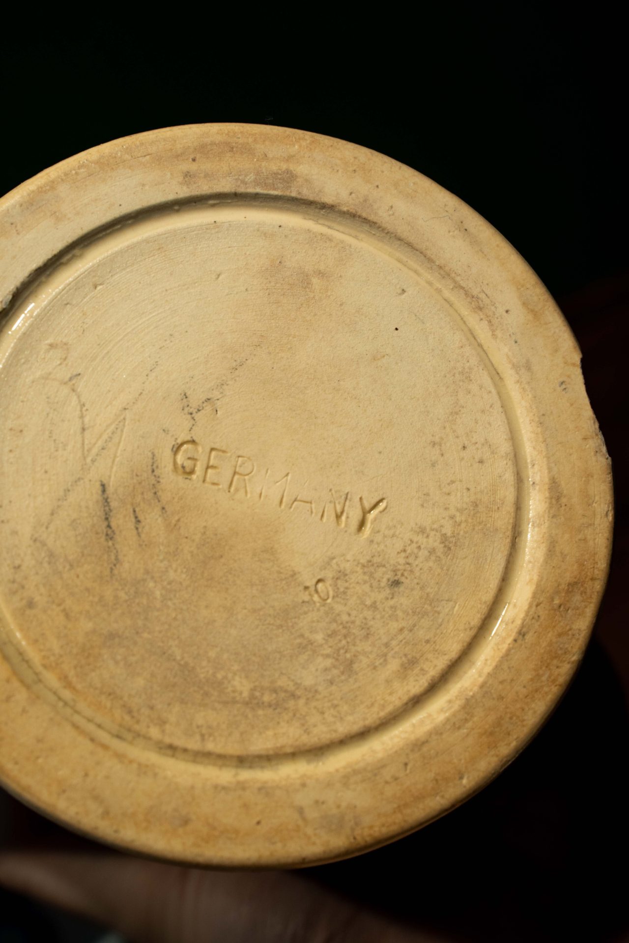 Vintage Alman Seramik Bira Bardağı (Stein)