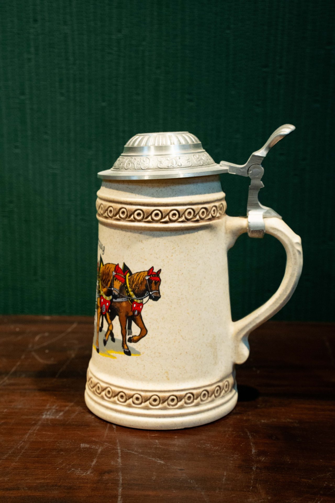 Vintage Alman Seramik Bira Bardağı (Stein)