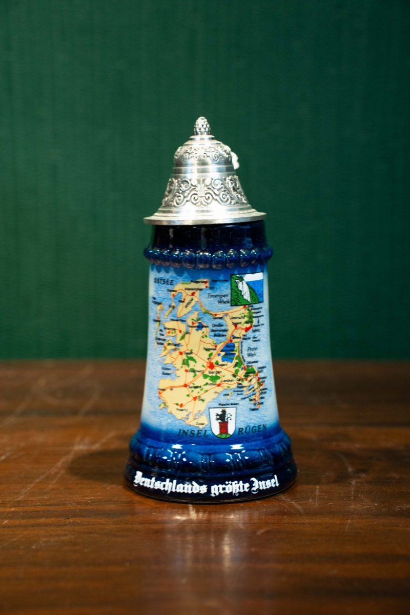 Vintage Alman Seramik Bira Bardağı