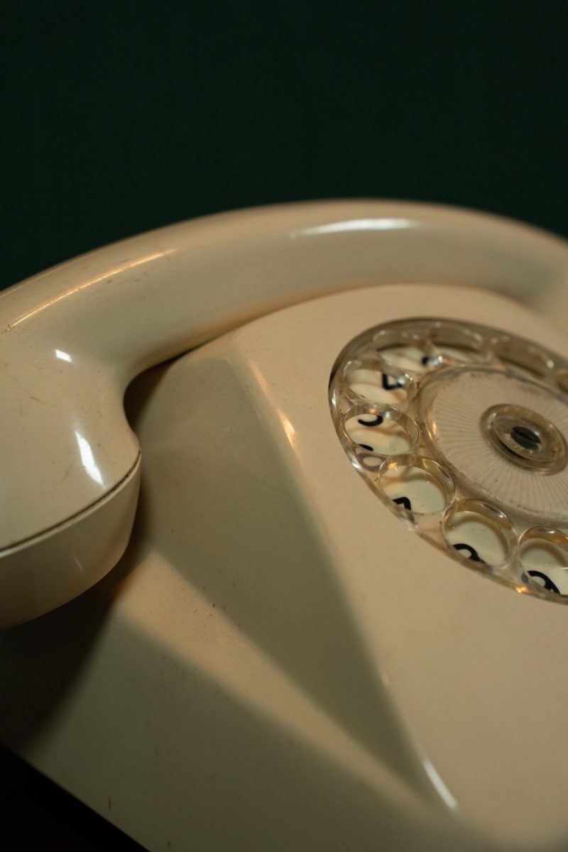 Retro Çevirmeli Ev Telefonu Orijinal Kablolu